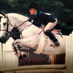 Aine Cronin and Carrera Creek in the NorCal Pony Medal, 1995